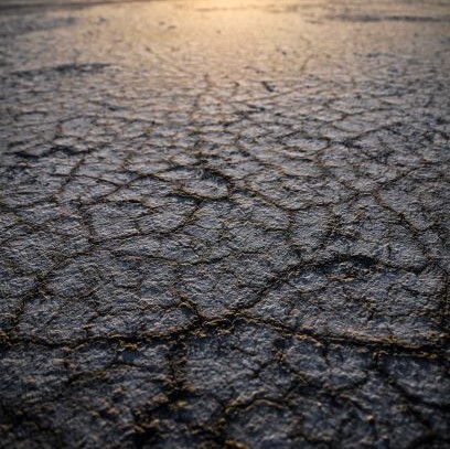 dry cracked earth